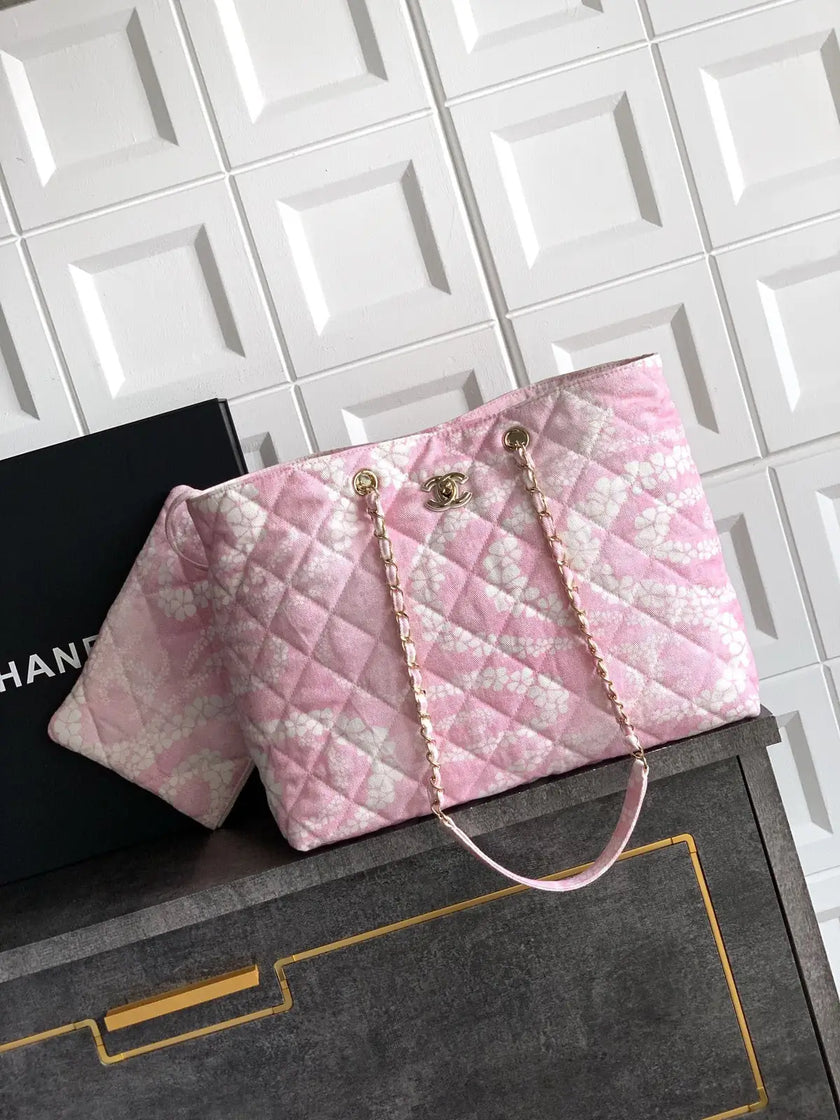 Sac Chanel Coco Beach GM – Jacquard Floral