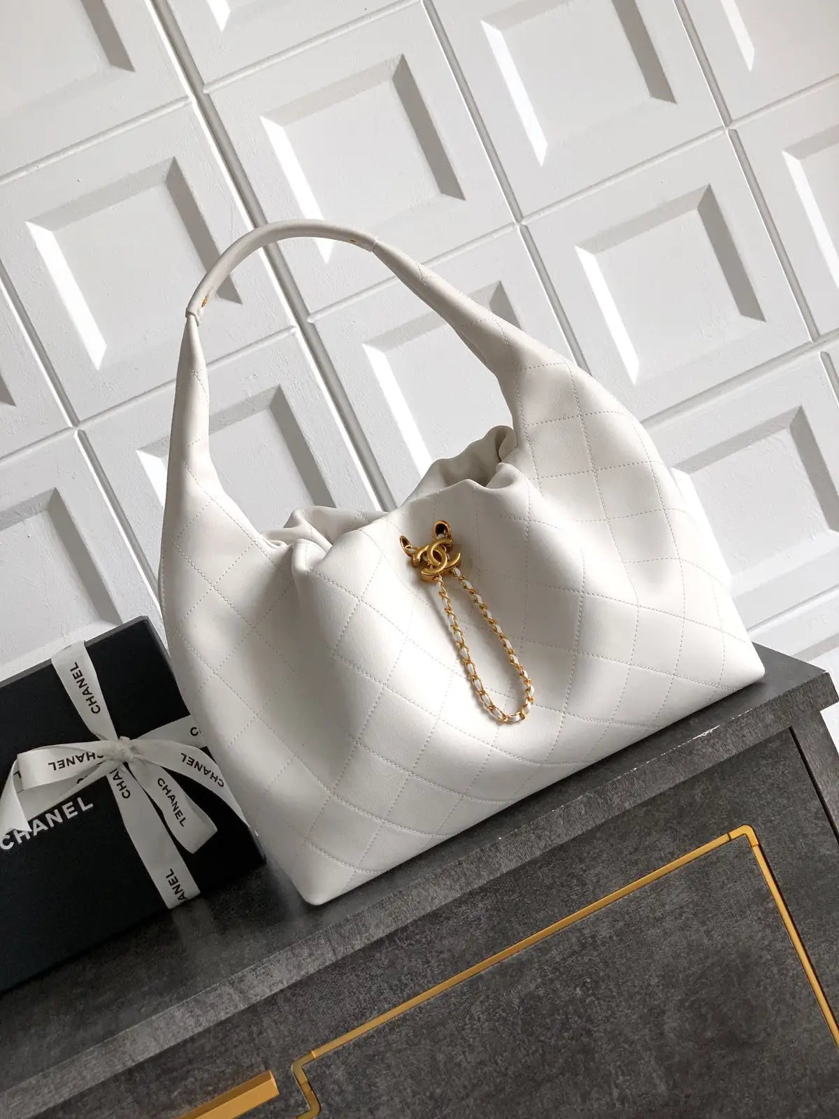 Sac Chanel Ohanel 26C - Hobo Bag Cuir Matelassé