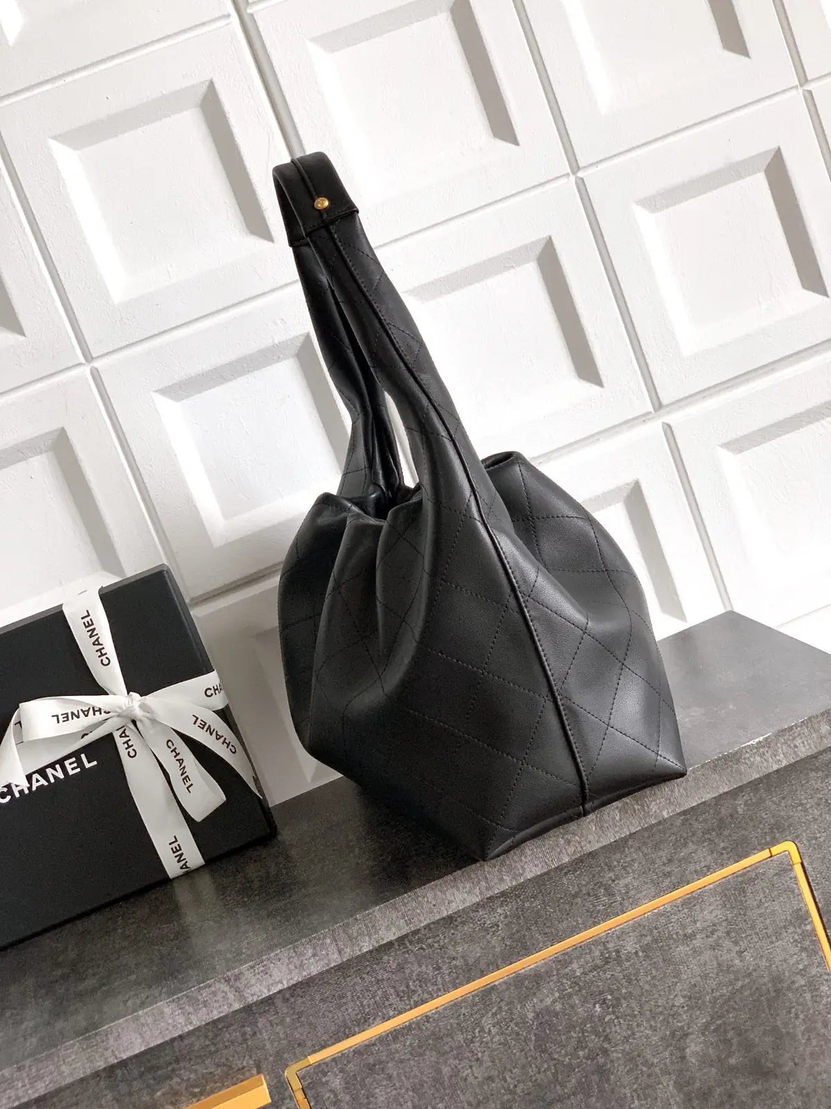 Sac Chanel Ohanel 26C - Hobo Bag Cuir Matelassé