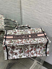 Sac Dior Book Tote – Toile Brodée Florale