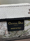 Sac Dior Book Tote – Toile Brodée Florale