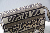 Sac Dior Camp – Toile Léopard Brodée
