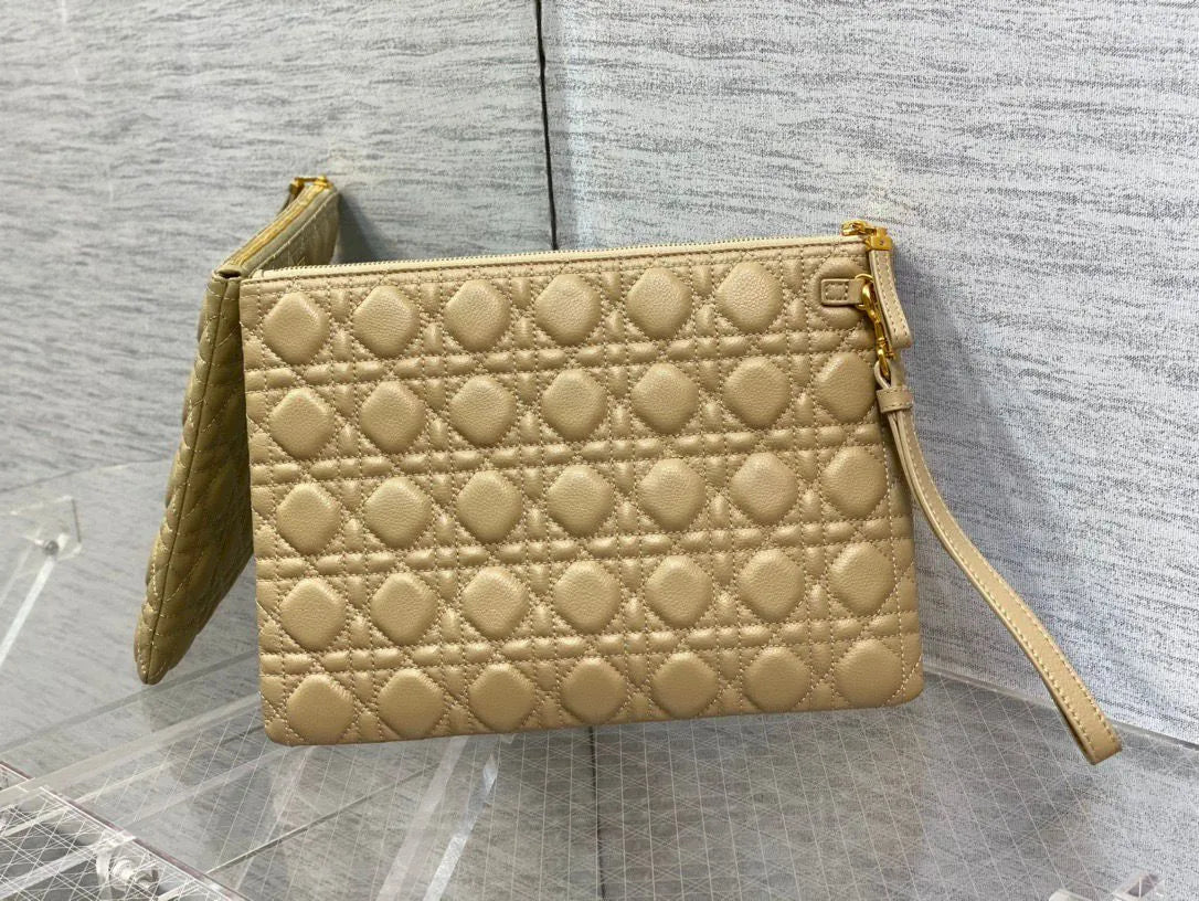 Pochette Dior Caro Daily – Cuir Cannage