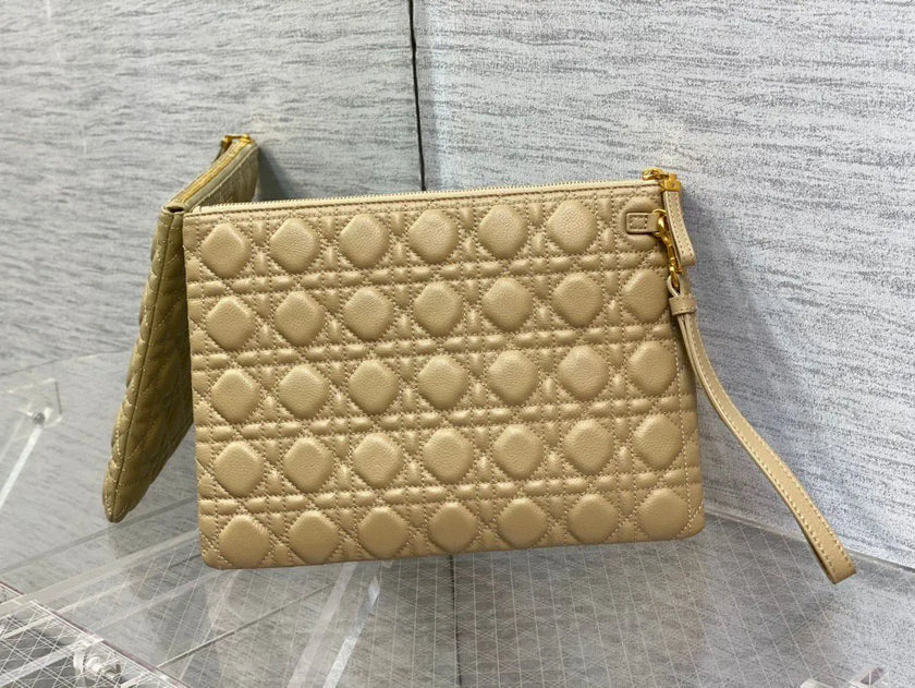 Pochette Dior Caro Daily – Cuir Cannage