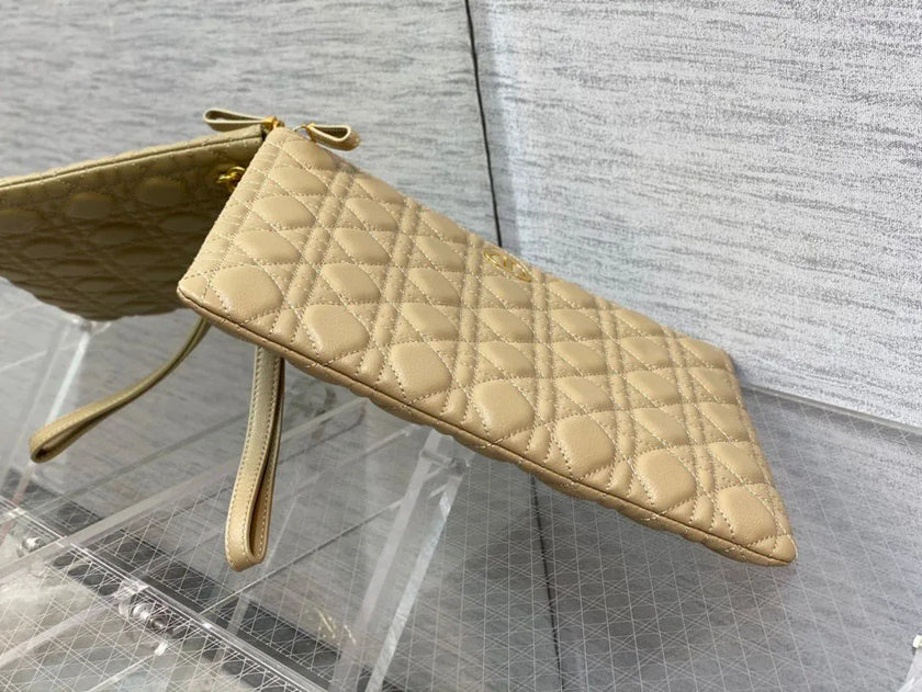 Pochette Dior Caro Daily – Cuir Cannage