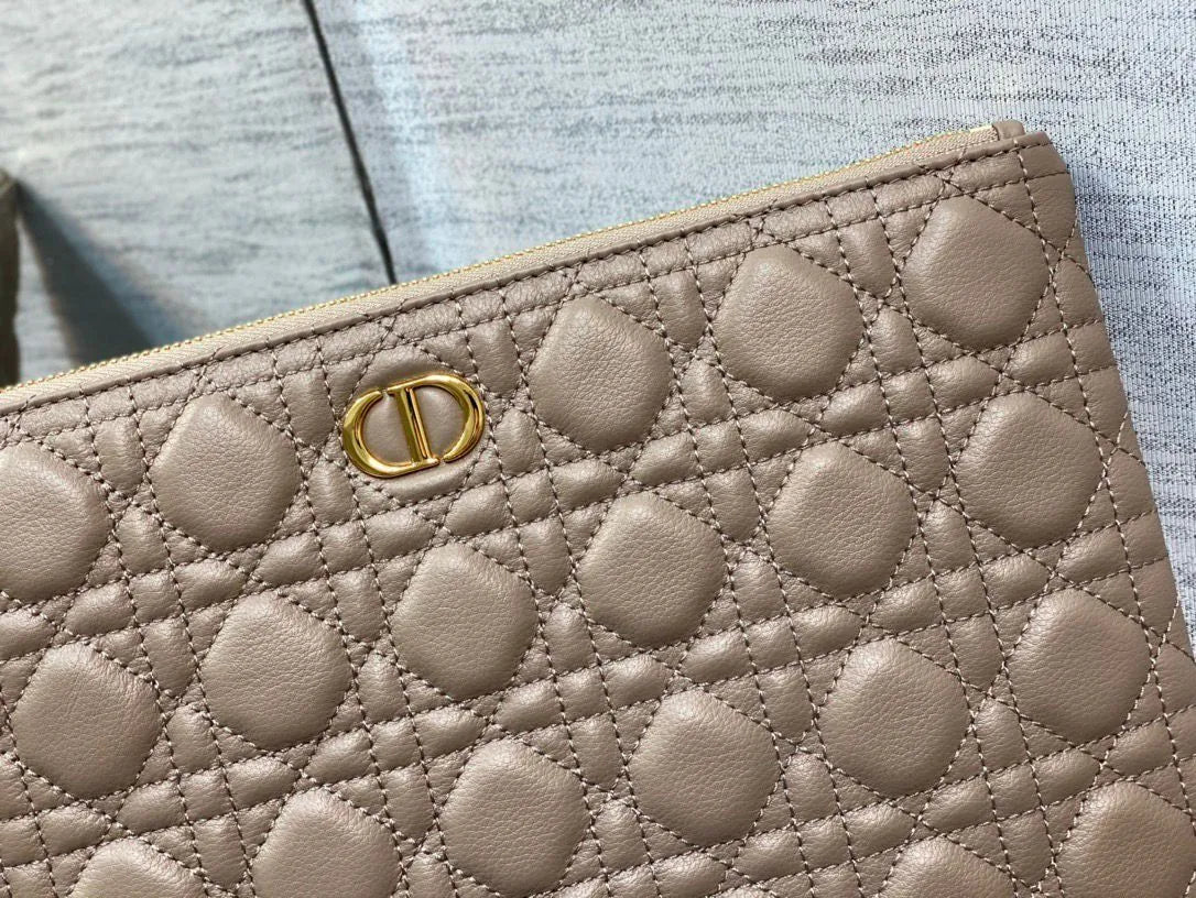 Pochette Dior Caro Daily – Cuir Cannage