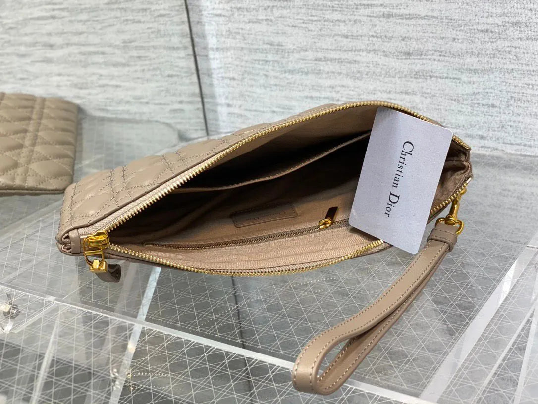 Pochette Dior Caro Daily – Cuir Cannage