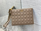 Pochette Dior Caro Daily – Cuir Cannage