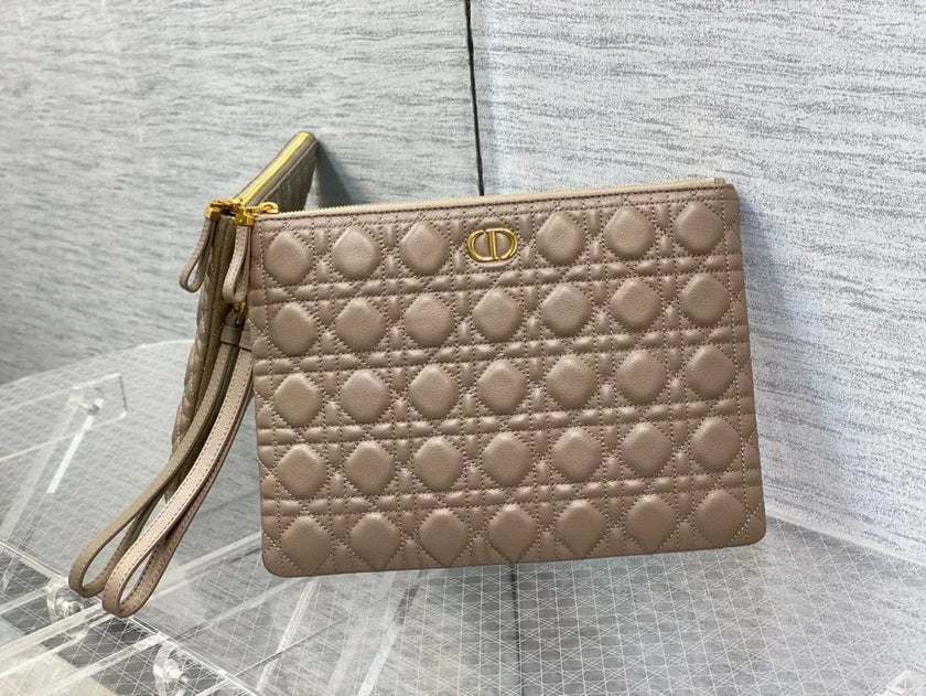Pochette Dior Caro Daily – Cuir Cannage