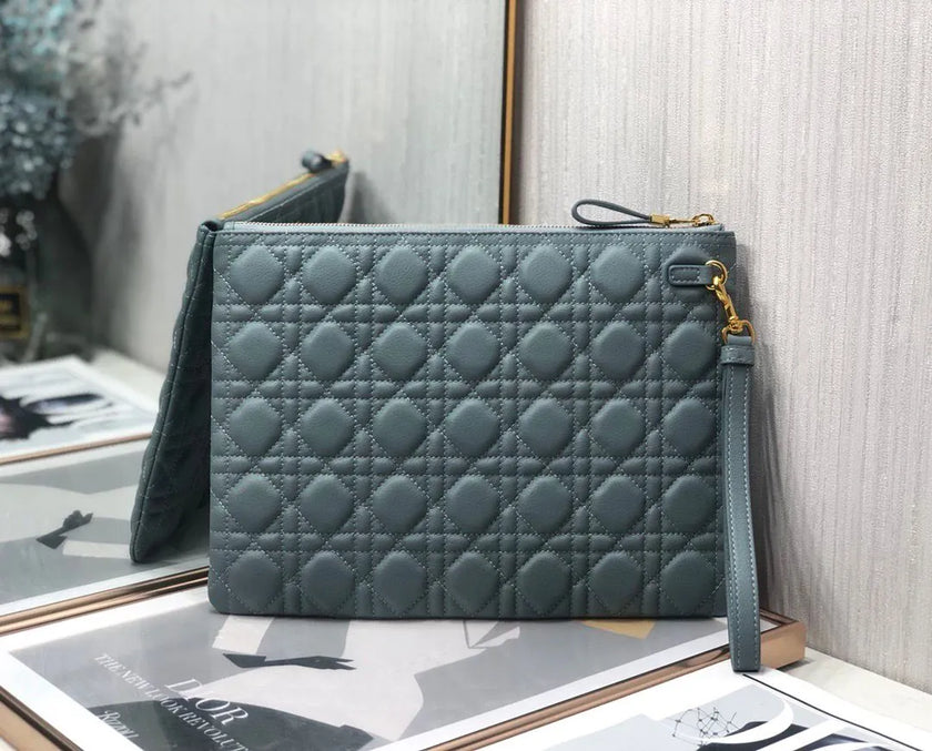 Pochette Dior Caro Daily – Cuir Cannage