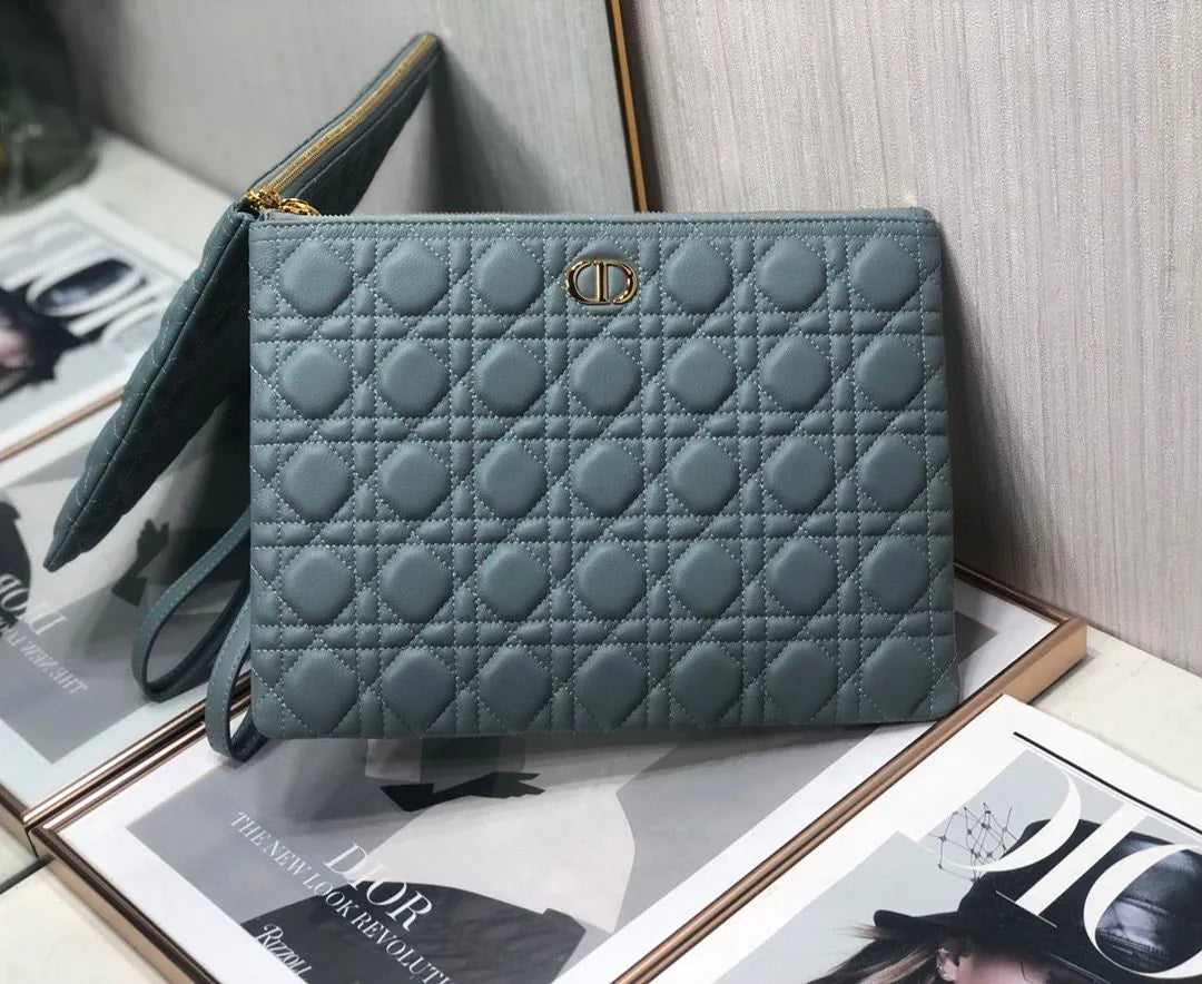 Pochette Dior Caro Daily – Cuir Cannage