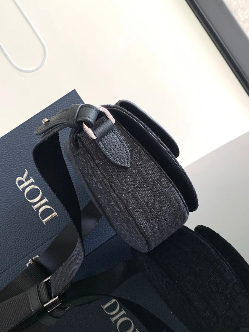 Sac Dior Saddle Oblique – Jacquard Noir