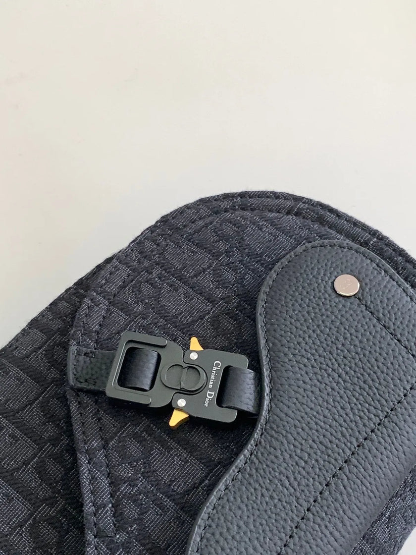 Sac Dior Saddle Oblique – Jacquard Noir