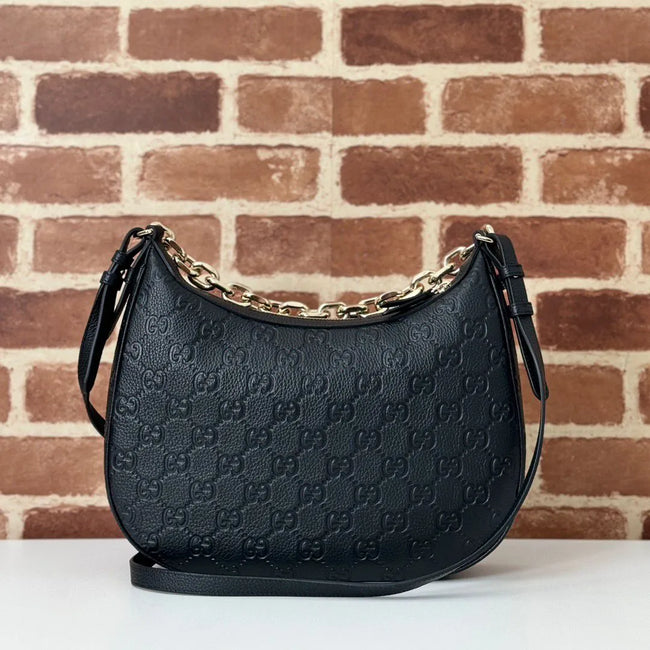 Sac Gucci Attache – Cuir Guccissima Hobo