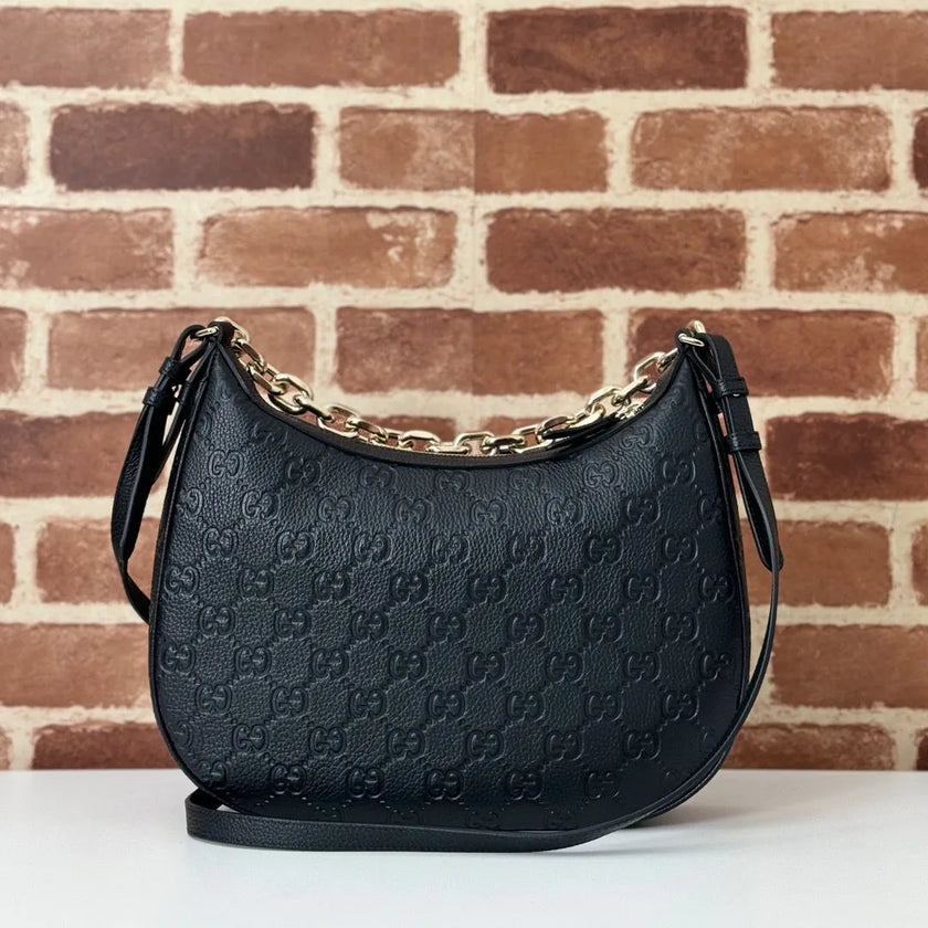 Sac Gucci Attache – Cuir Guccissima Hobo