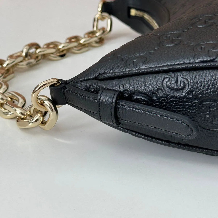 Sac Gucci Attache – Cuir Guccissima Hobo