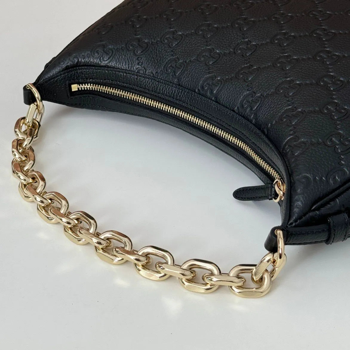 Sac Gucci Attache – Cuir Guccissima Hobo