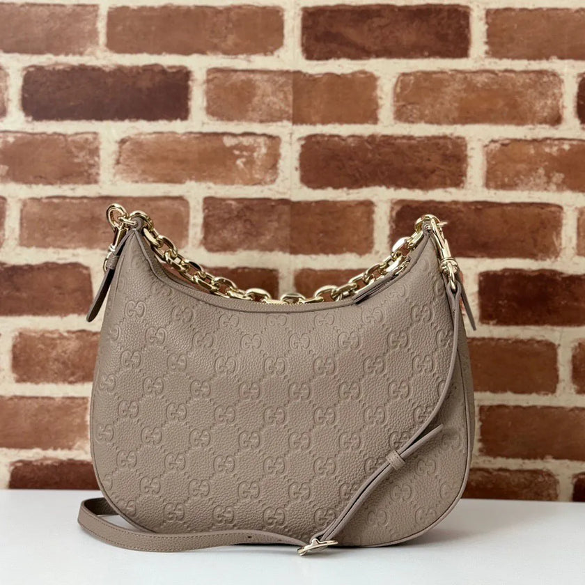 Sac Gucci Attache – Cuir Guccissima Hobo