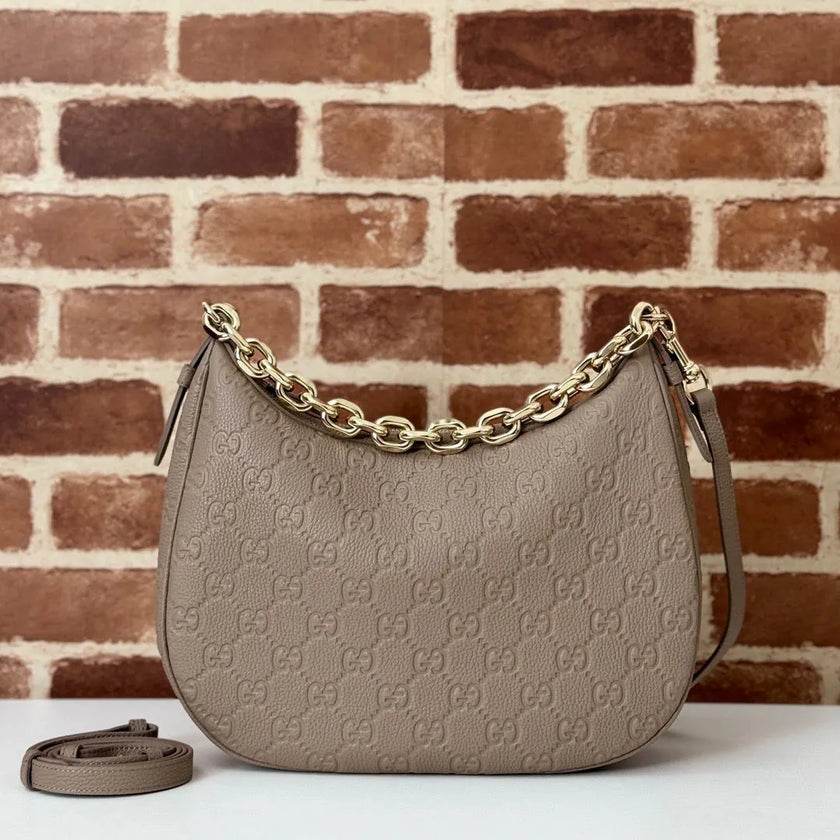 Sac Gucci Attache – Cuir Guccissima Hobo