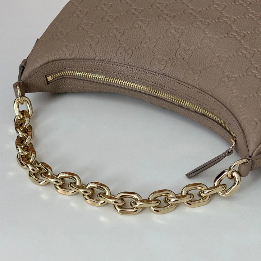 Sac Gucci Attache – Cuir Guccissima Hobo