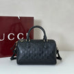 Sac Gucci Boston – Cuir Guccissima Noir