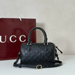 Sac Gucci Boston Mini – Cuir Guccissima Noir