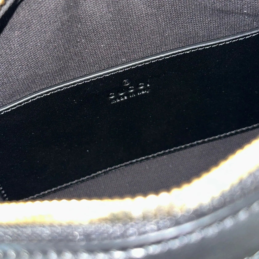 Sac Gucci Boston Mini – Cuir Guccissima Noir
