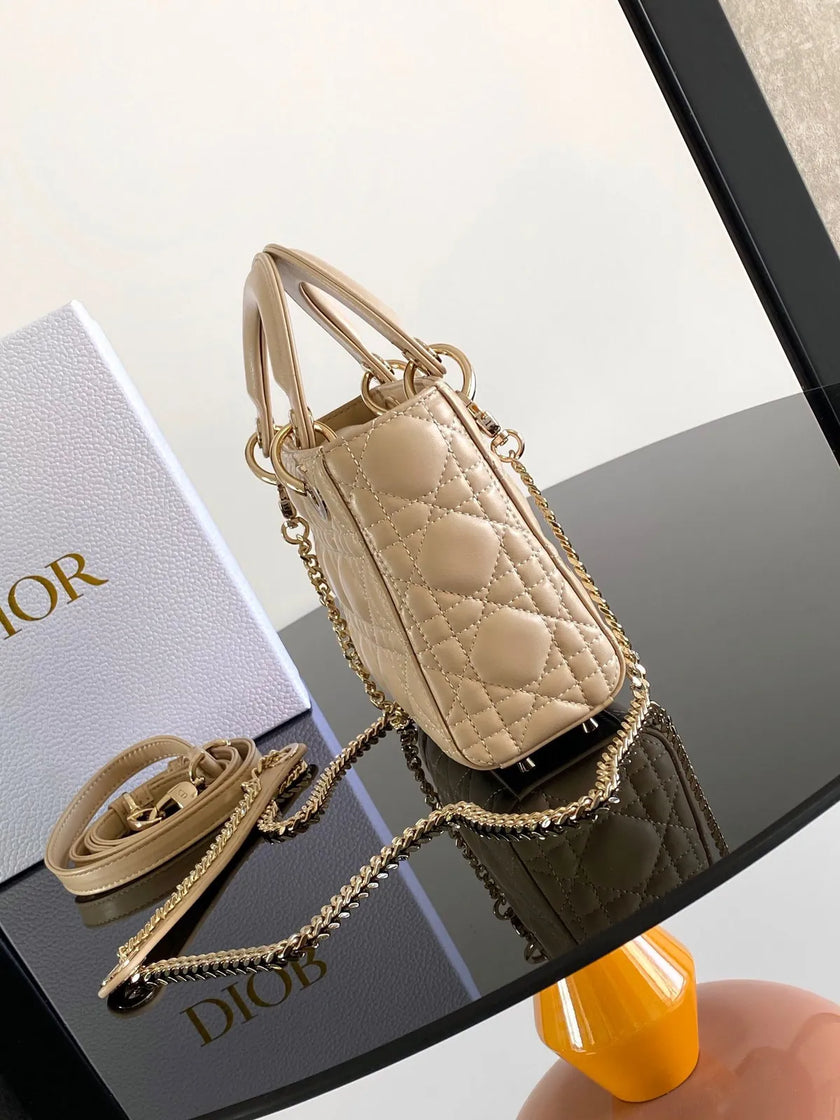 Sac Lady Dior  Small – Cuir Cannage