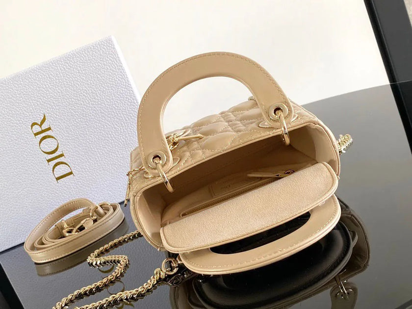 Sac Lady Dior  Small – Cuir Cannage