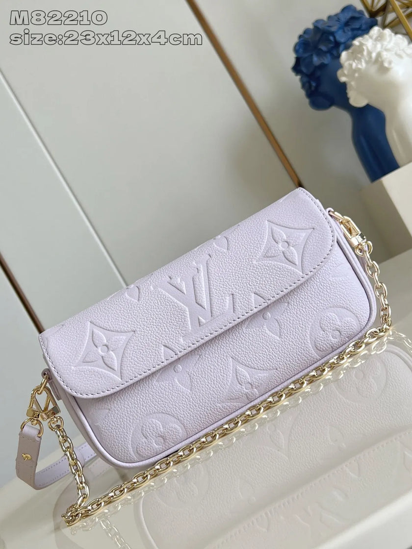 Sac Louis Vuitton Wallet on Chain Ivy - Empreinte Lavande