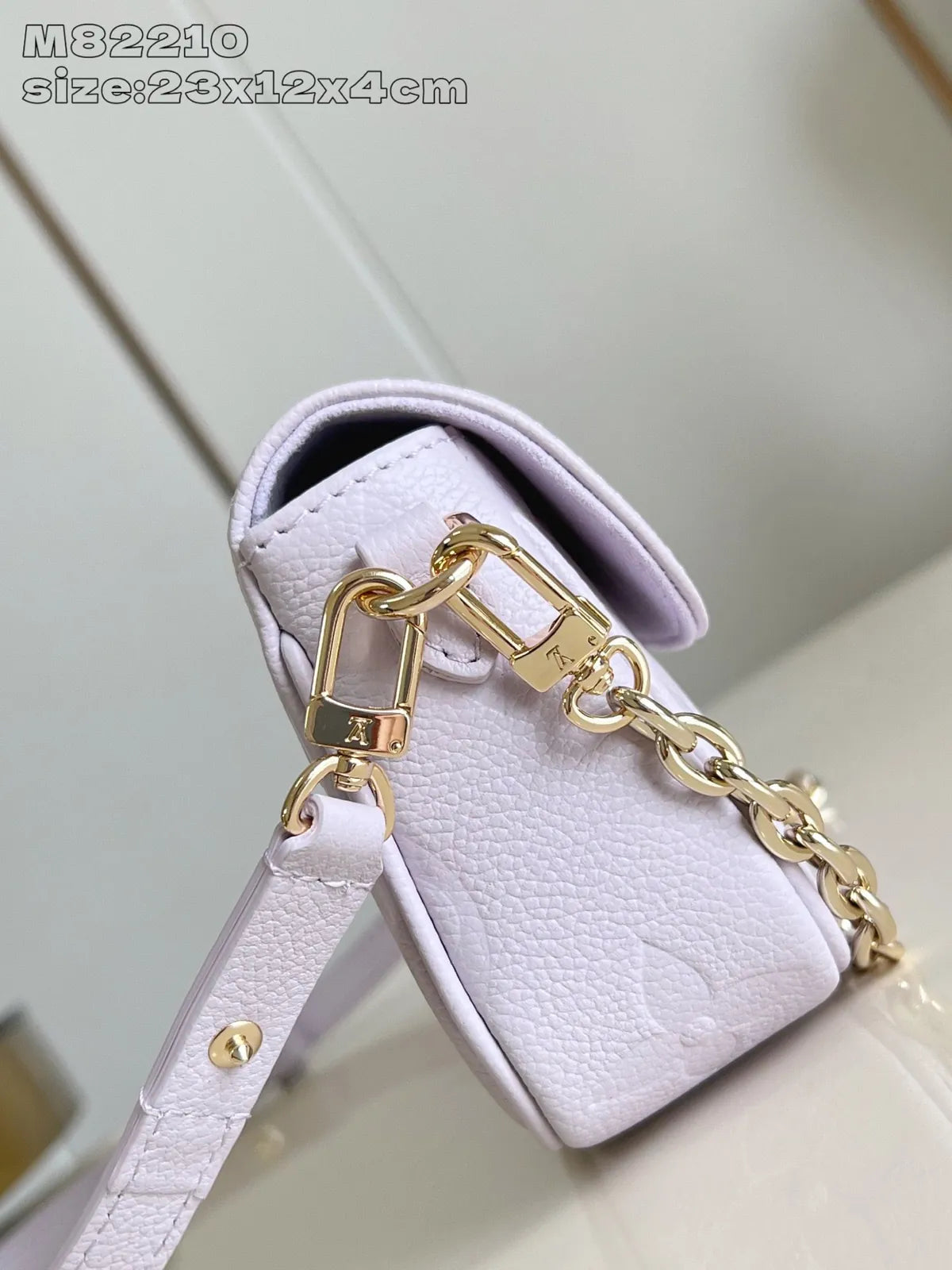 Sac Louis Vuitton Wallet on Chain Ivy - Empreinte Lavande