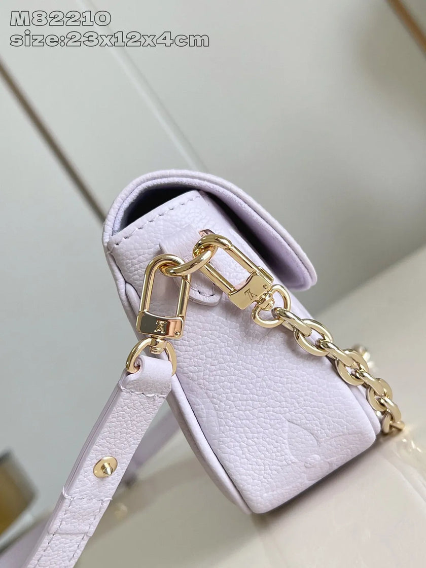 Sac Louis Vuitton Wallet on Chain Ivy - Empreinte Lavande