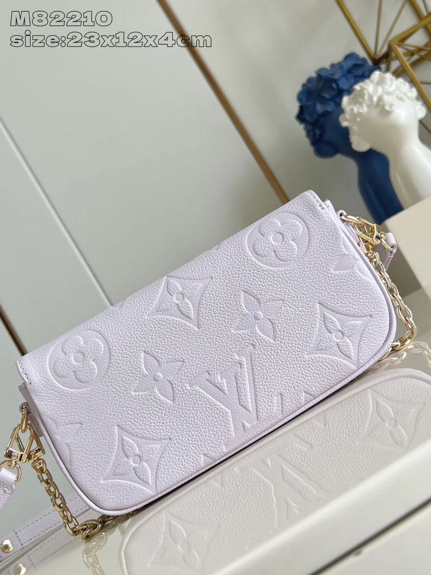 Sac Louis Vuitton Wallet on Chain Ivy - Empreinte Lavande