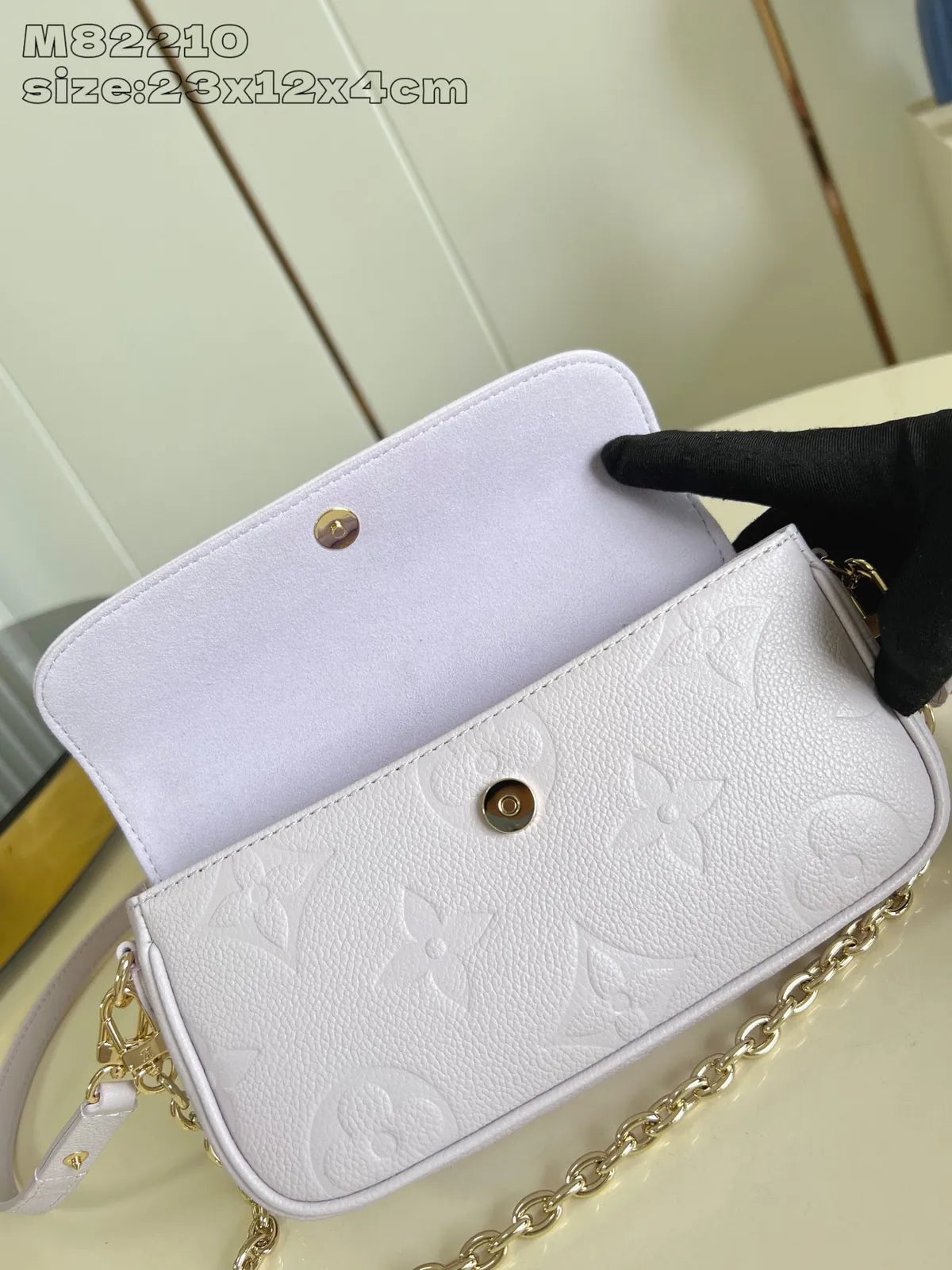 Sac Louis Vuitton Wallet on Chain Ivy - Empreinte Lavande